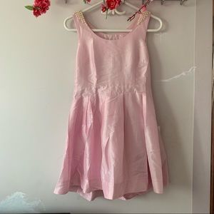 Cute pink mini dress